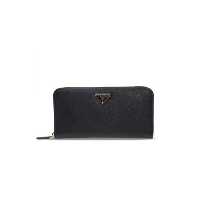 PRADA LEATHER ZIP WALLET 1M0506 (19*11*2cm)